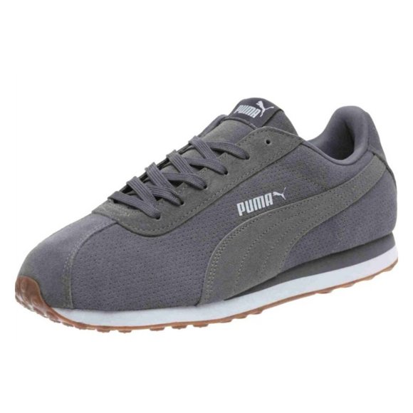 SOLD - Puma Turin Suede Men's Sneakers, Grey - Picture 1 of 5